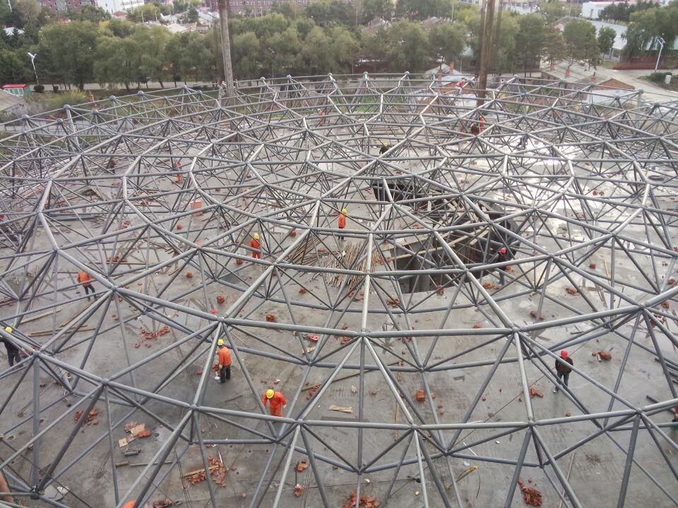 白银全民健身中心网架