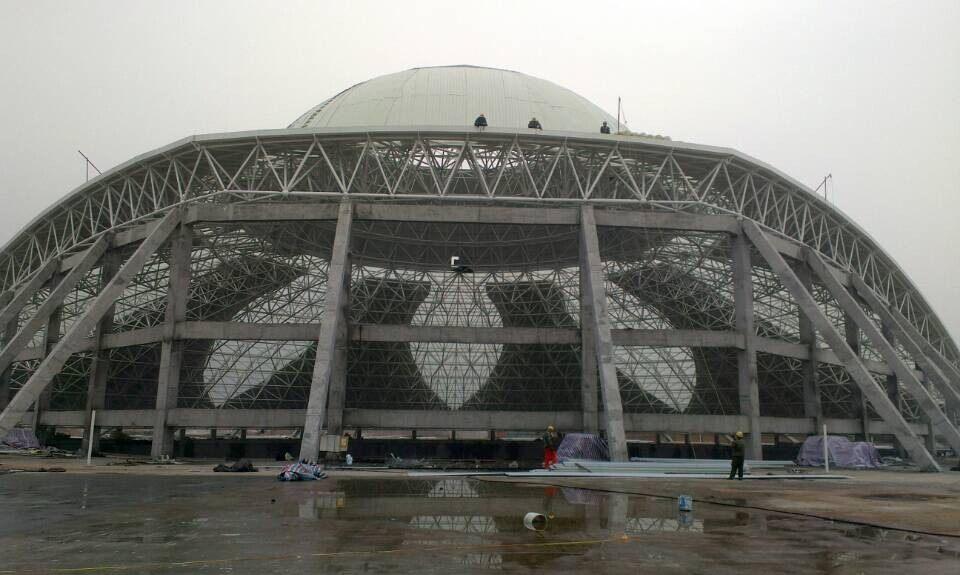 白银温泉馆网架工程